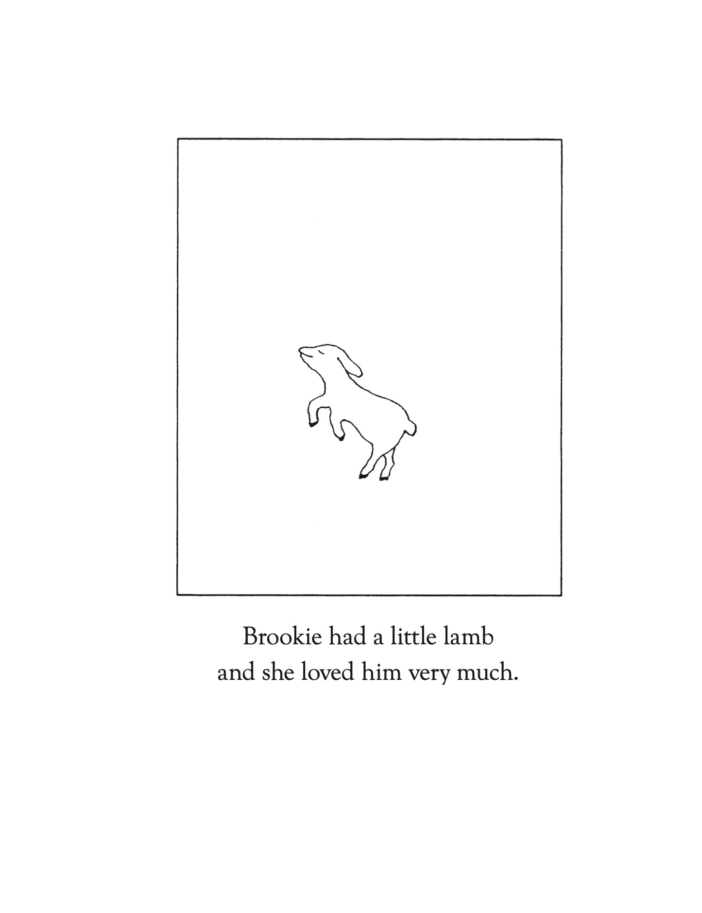 Brookie and Her Lamb